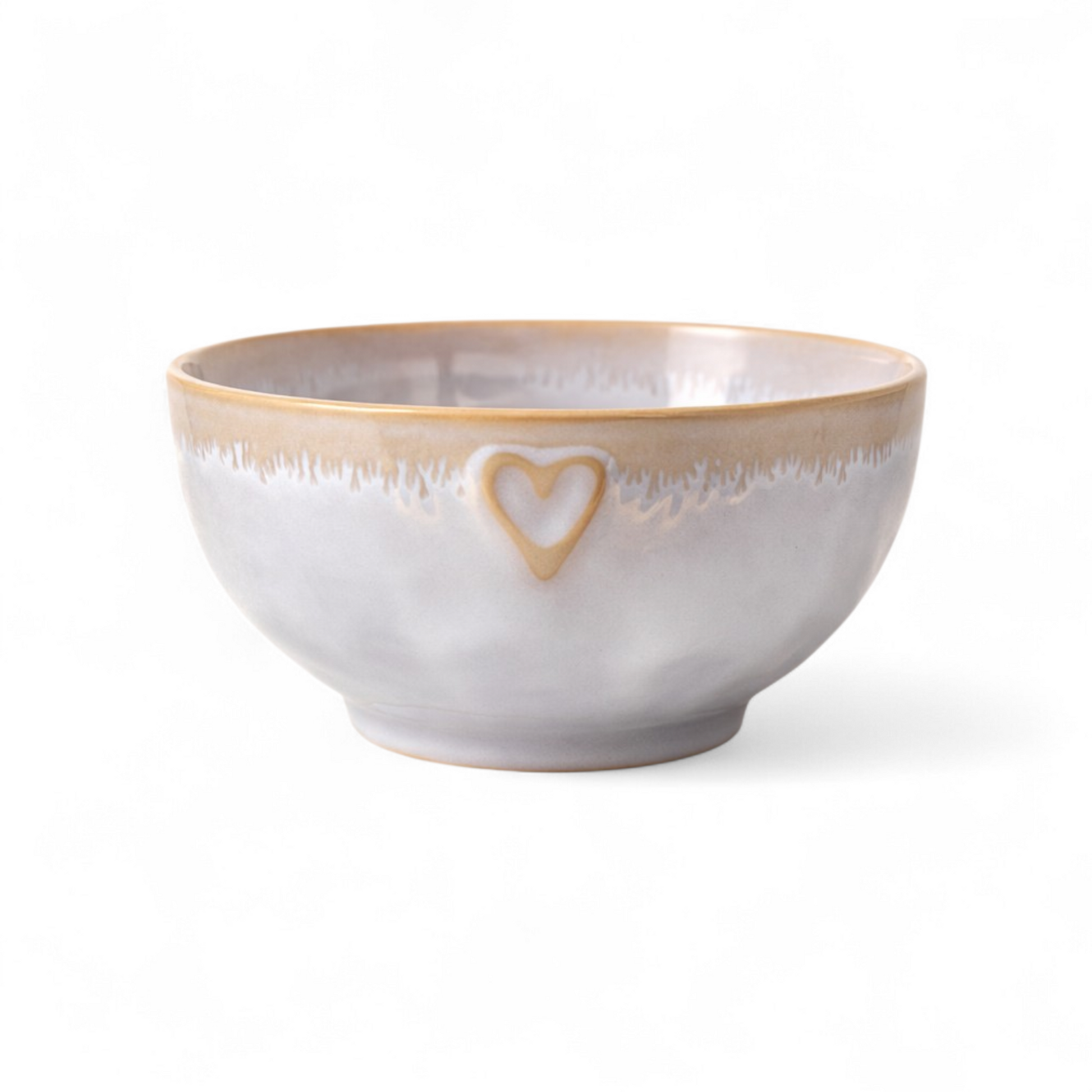 синя керамична купичка със сърце от серия Heart stoneware Nikara Home